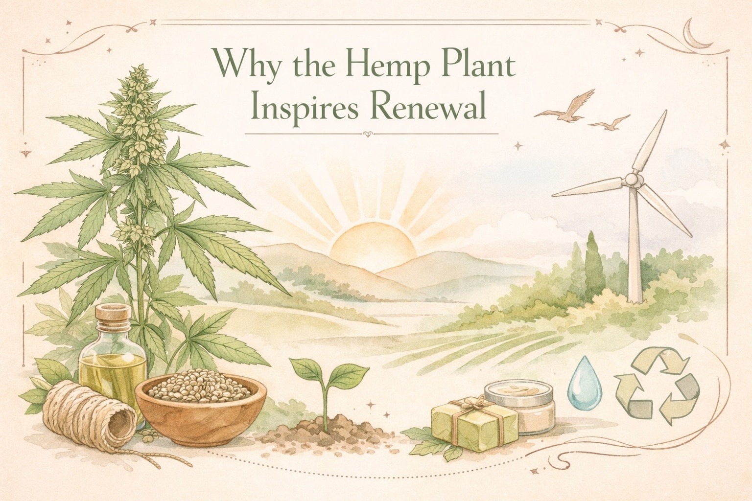 Why the Hemp Plant Inspires Renewal
