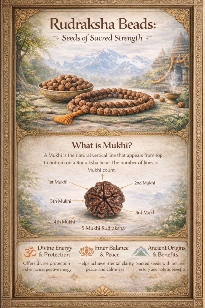 Rudraksha Beads: Seeds of Sacred Strength