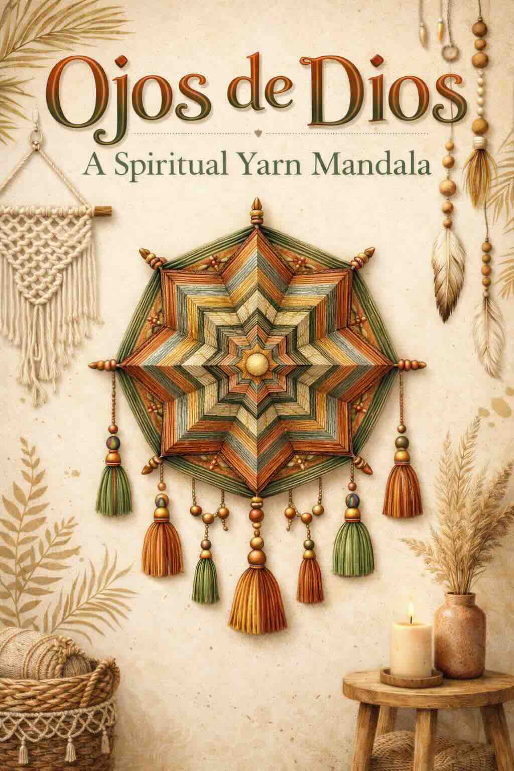 Ojos de Dios: A Spiritual Yarn Mandala