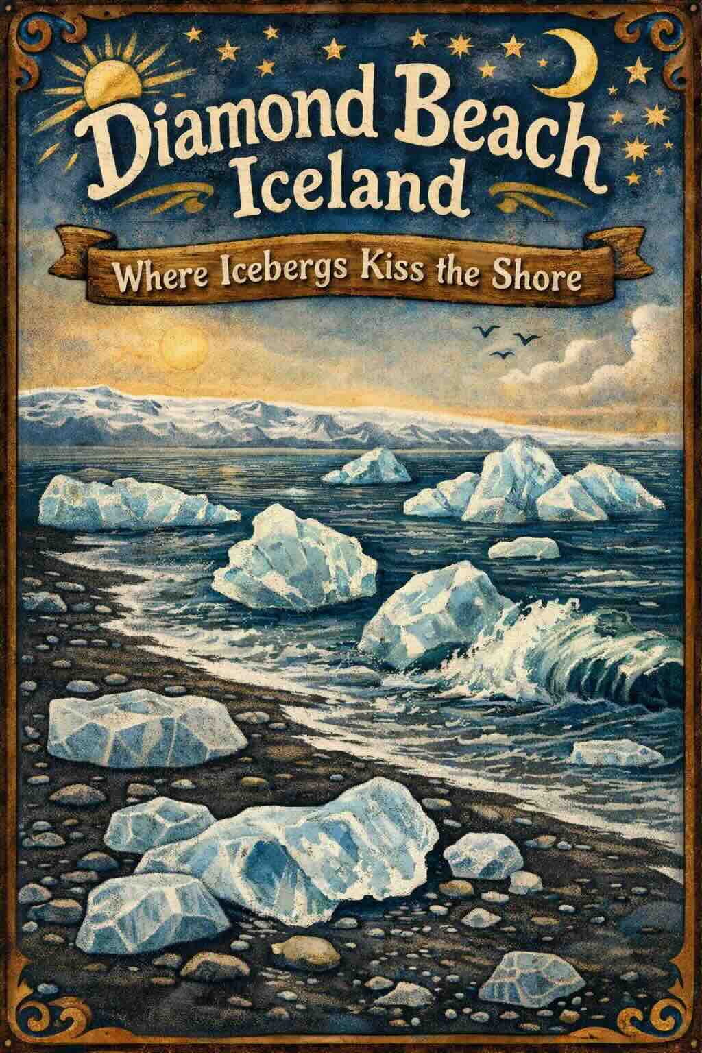Diamond Beach Iceland Where Icebergs Kiss the Shore