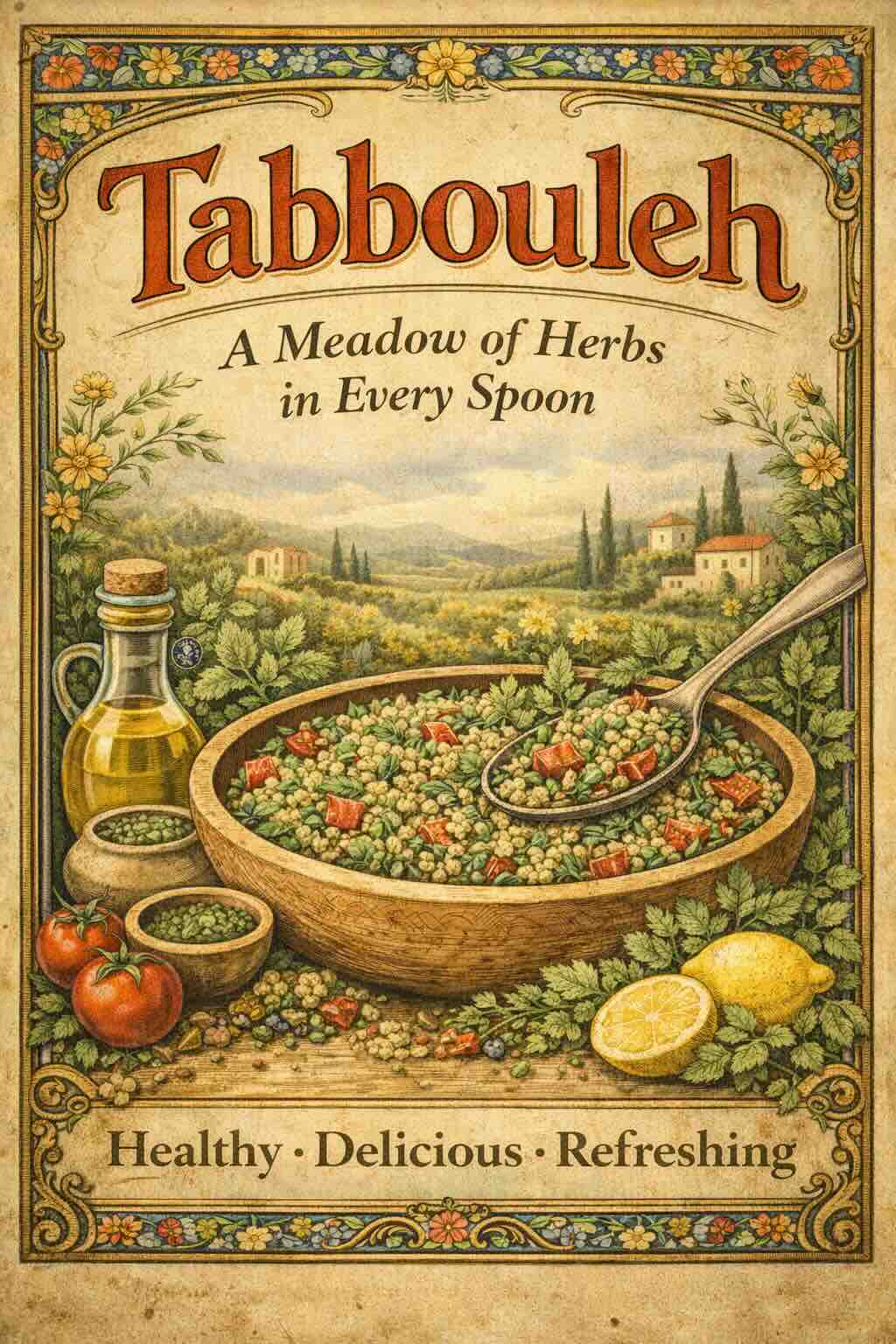 Tabbouleh: A Meadow of Herbs in Every Spoon