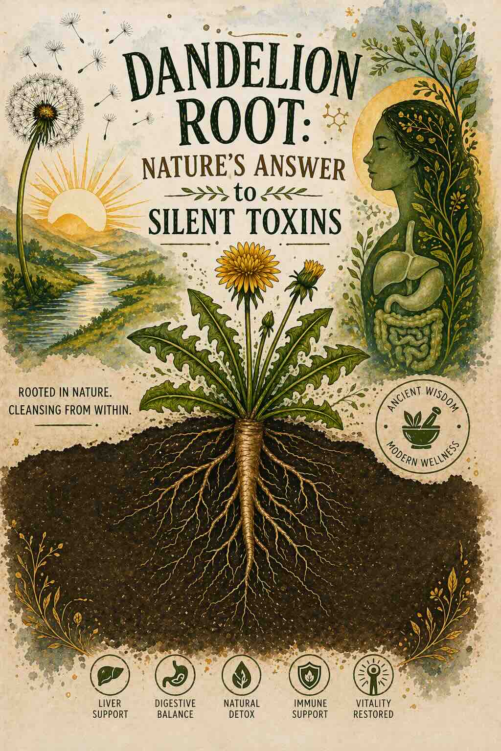 Dandelion Root: Nature’s Answer to Silent Toxins