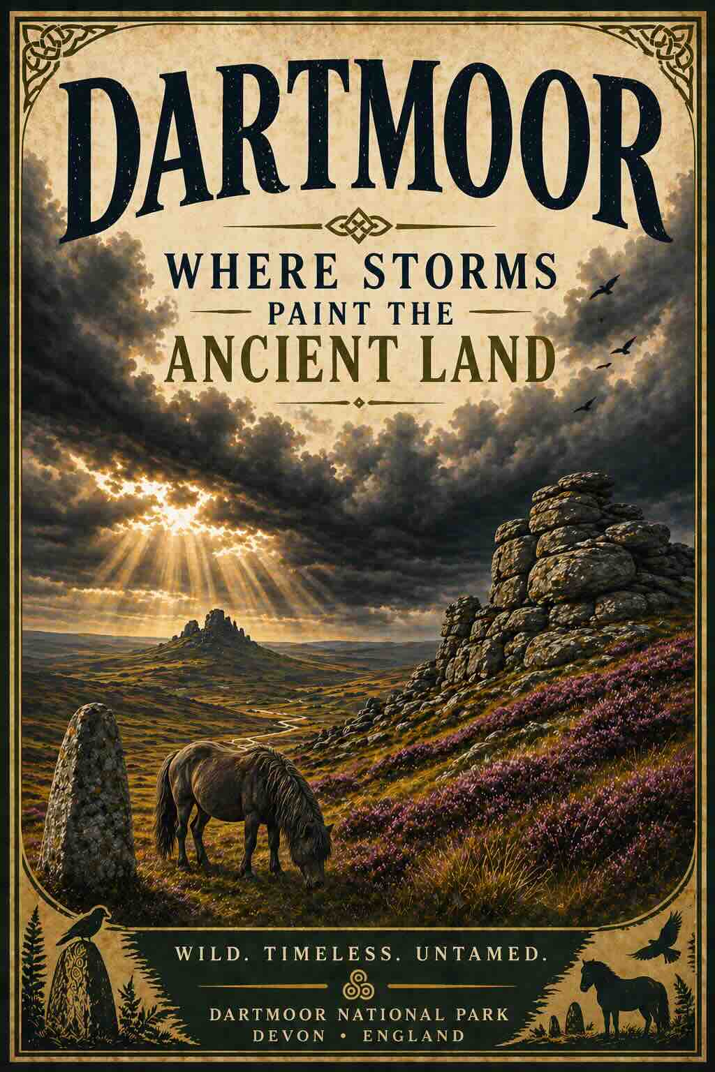 Dartmoor: Where Storms Paint the Ancient Land
