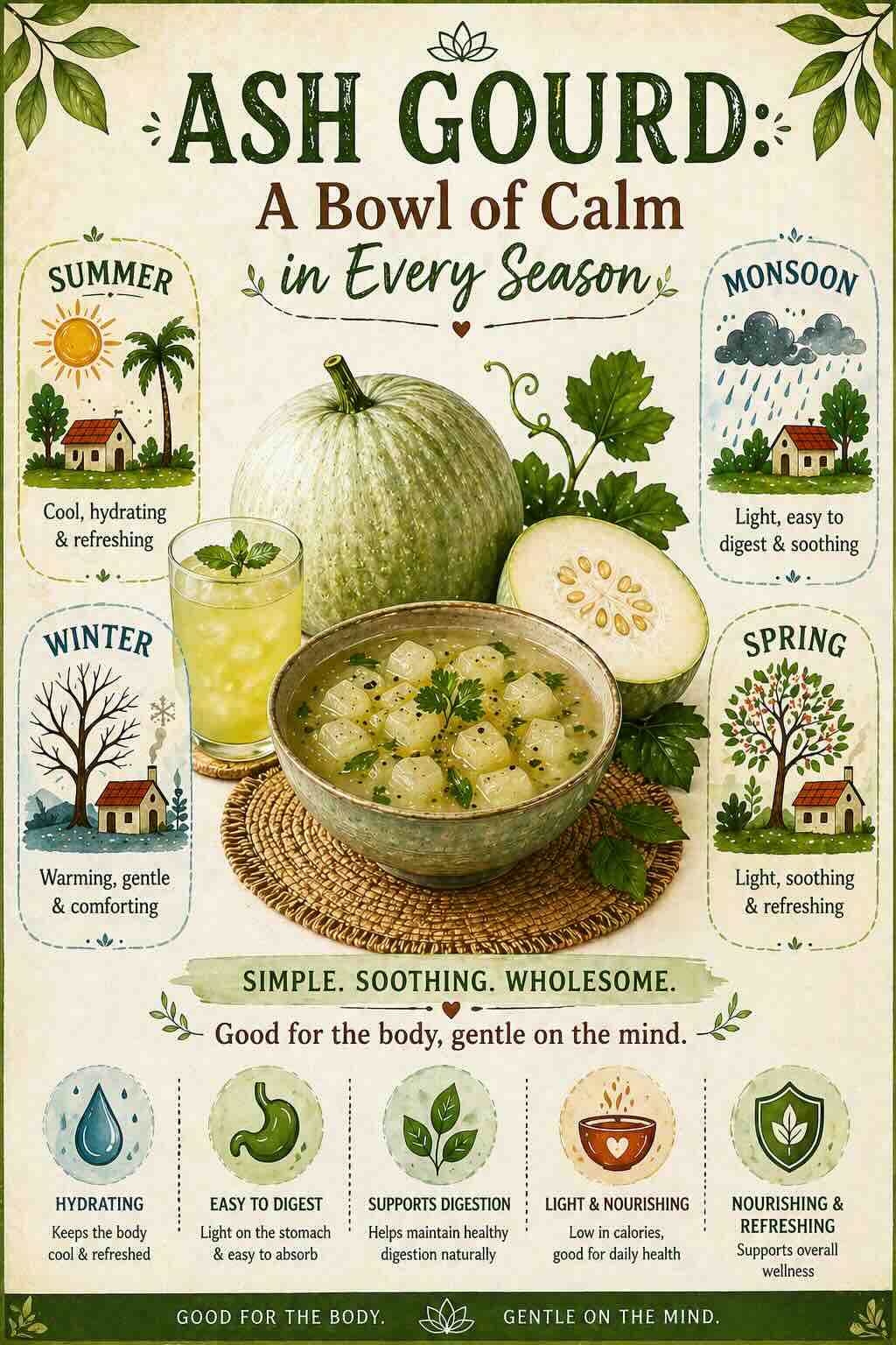 Ash Gourd: A Bowl of Calm in Every Season