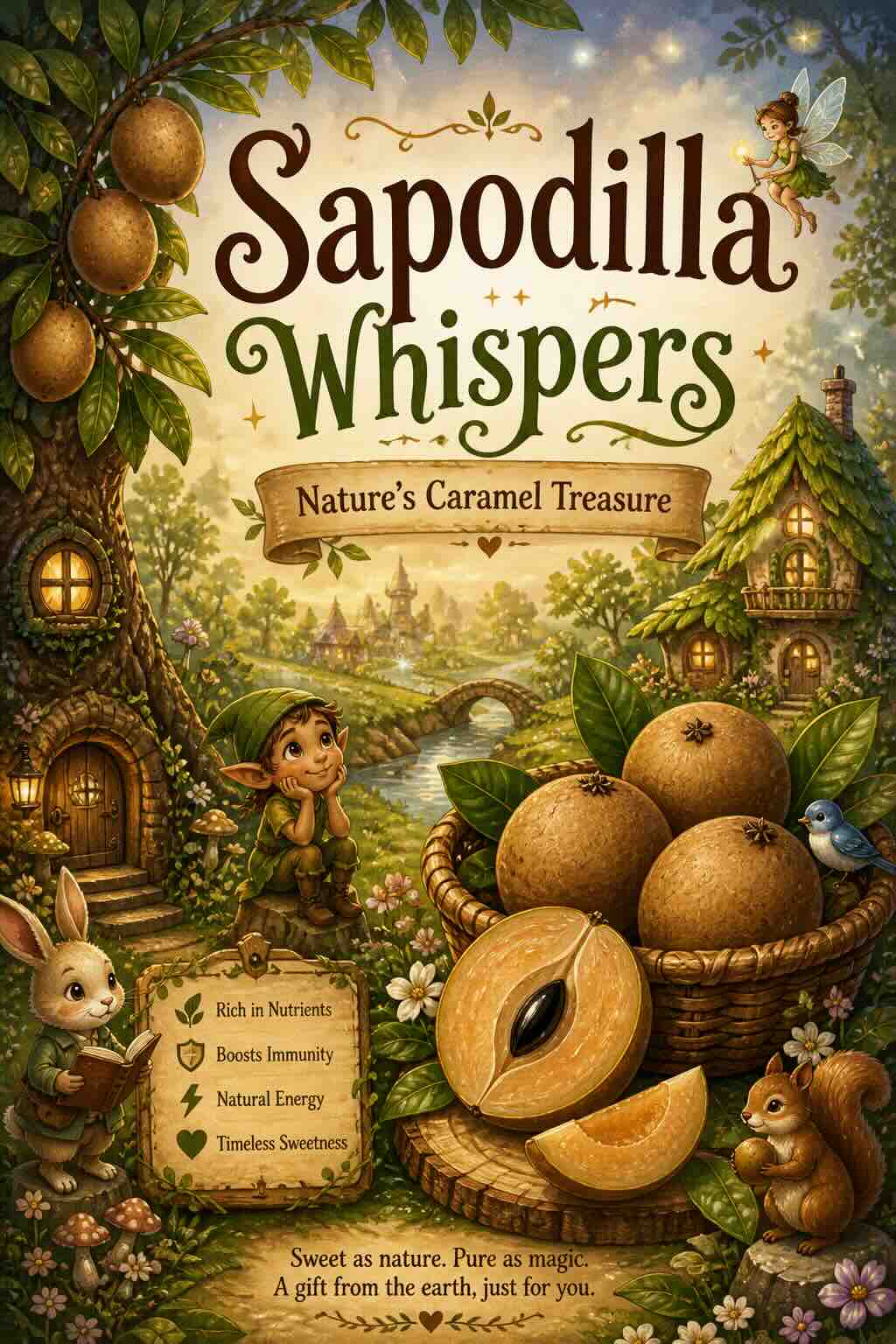 Sapodilla Whispers: Nature’s Caramel Treasure