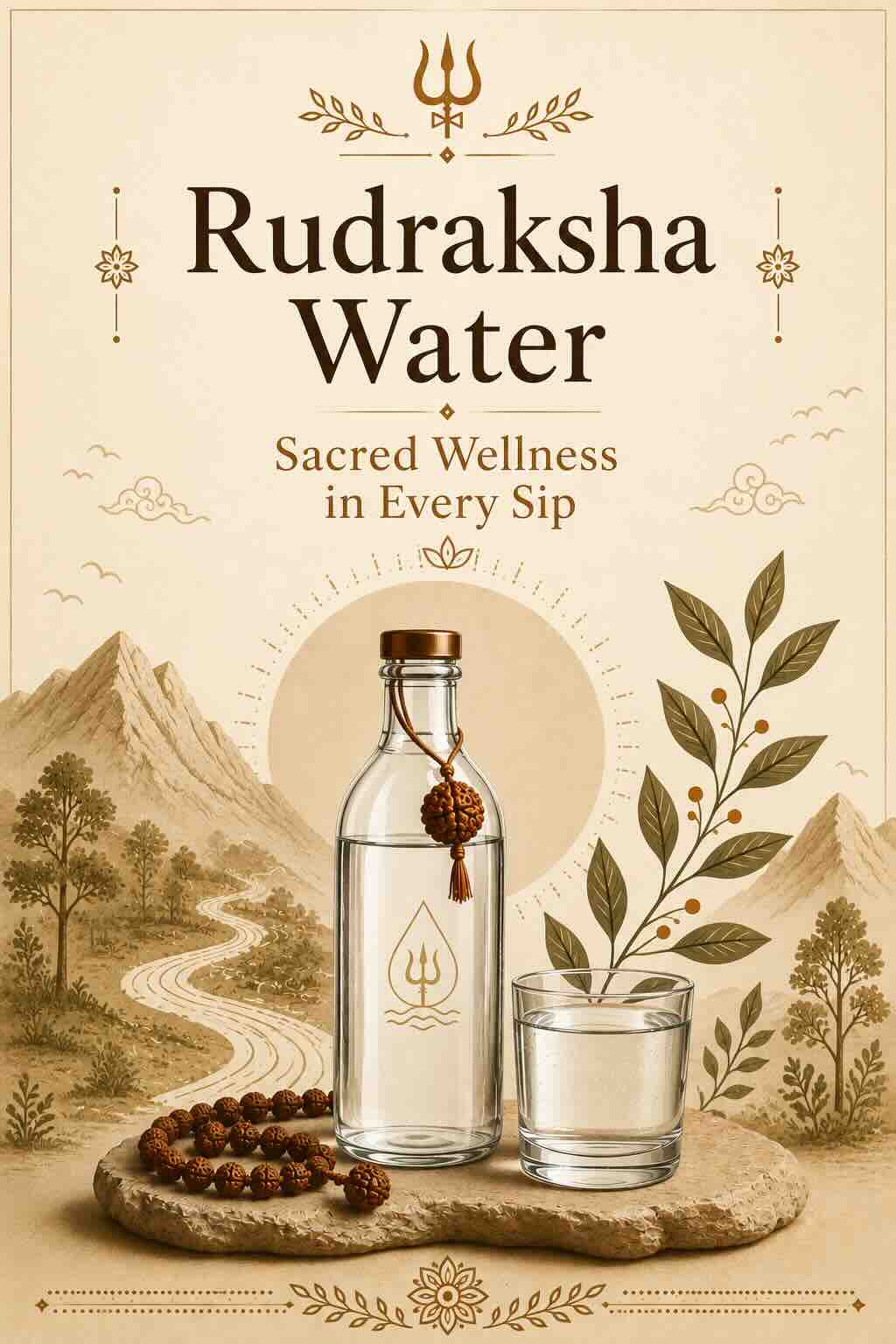 Rudraksha Water: Sacred Wellness in Every Sip
