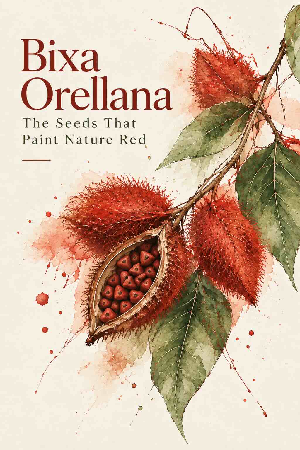 Bixa Orellana: The Seeds That Paint Nature Red