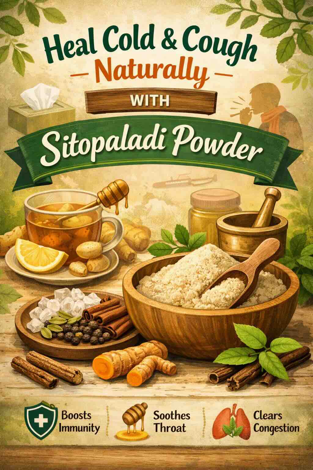 Heal Cold & Cough Naturally with Sitopaladi Powder