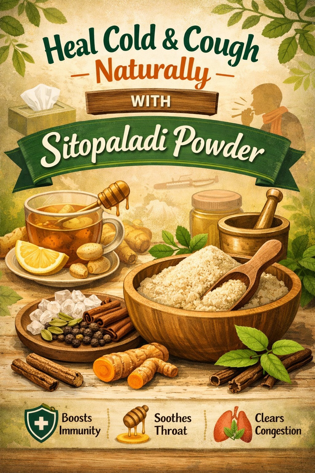 Heal Cold & Cough Naturally with Sitopaladi Powder