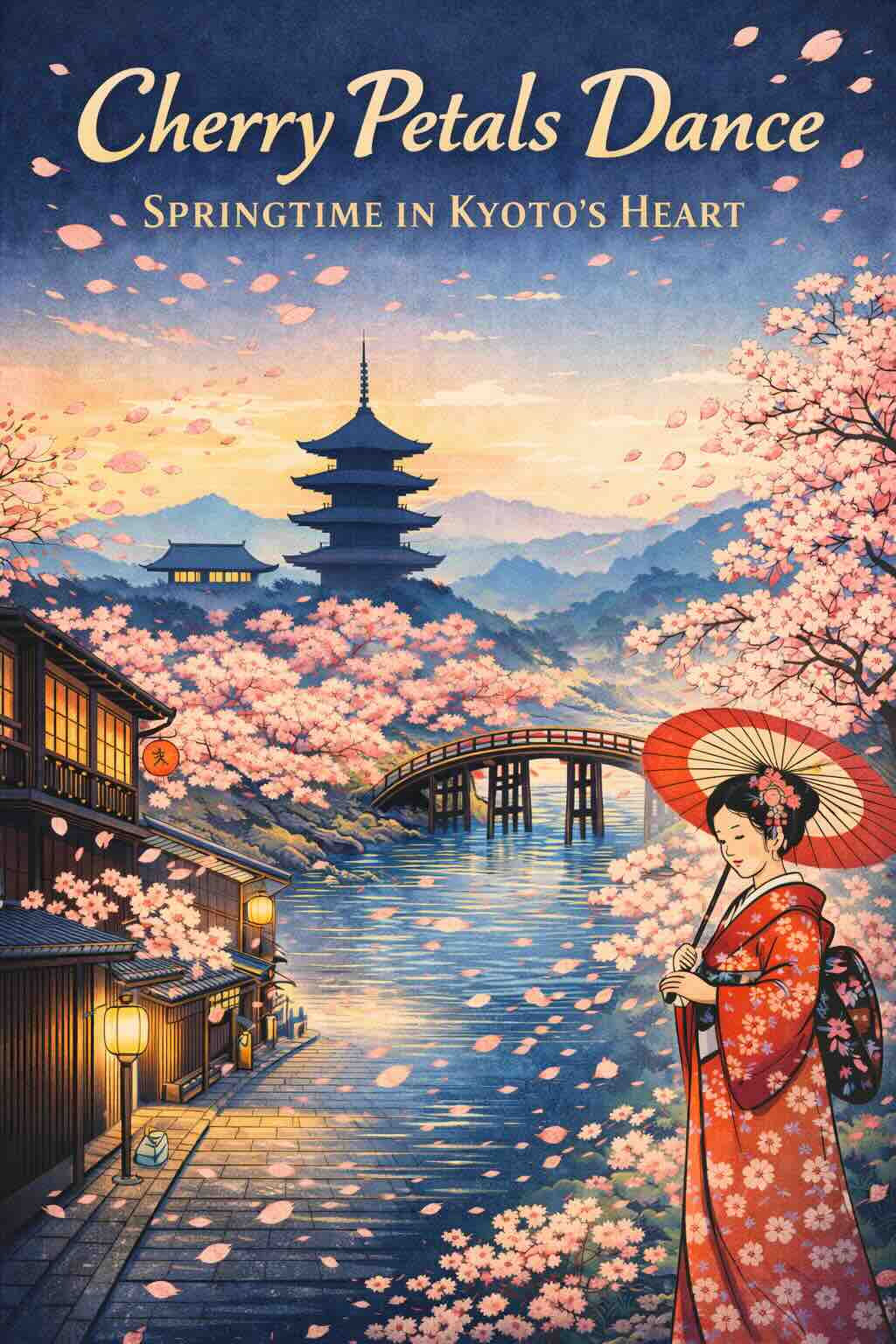 Cherry Petals Dance: Springtime in Kyoto’s Heart