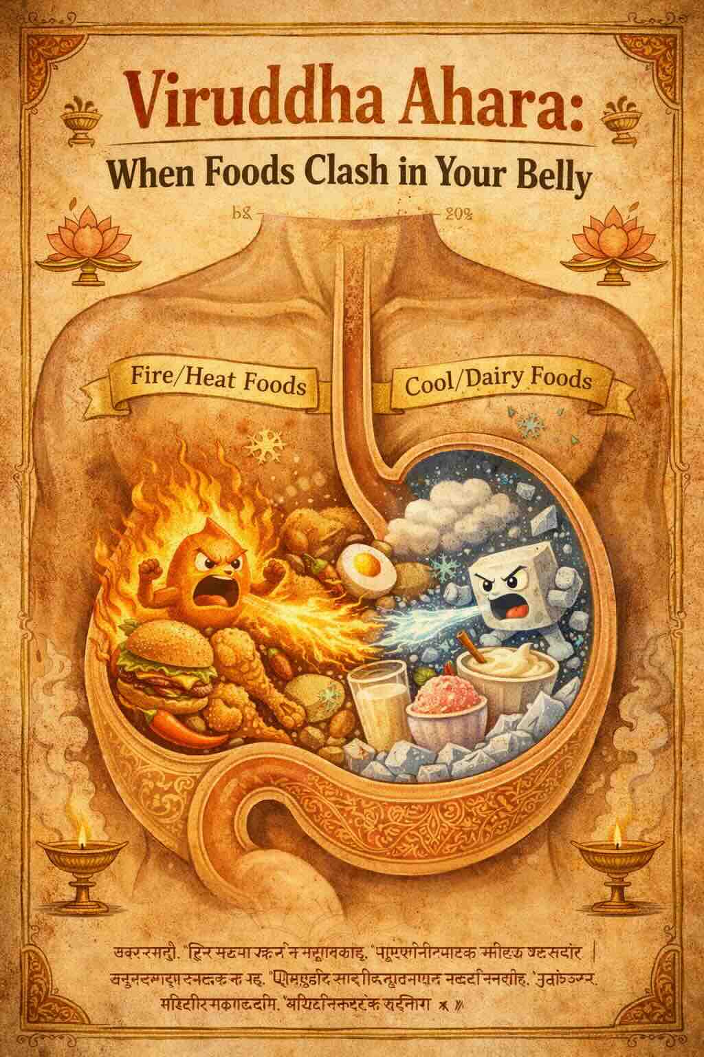 Viruddha Ahara: When Foods Clash in Your Belly