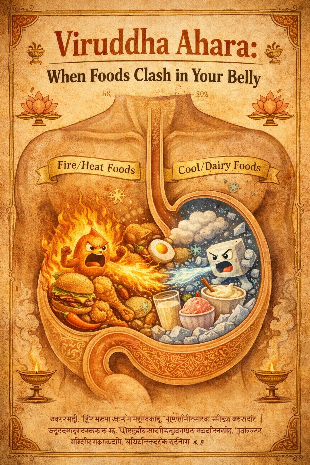 Viruddha Ahara: When Foods Clash in Your Belly