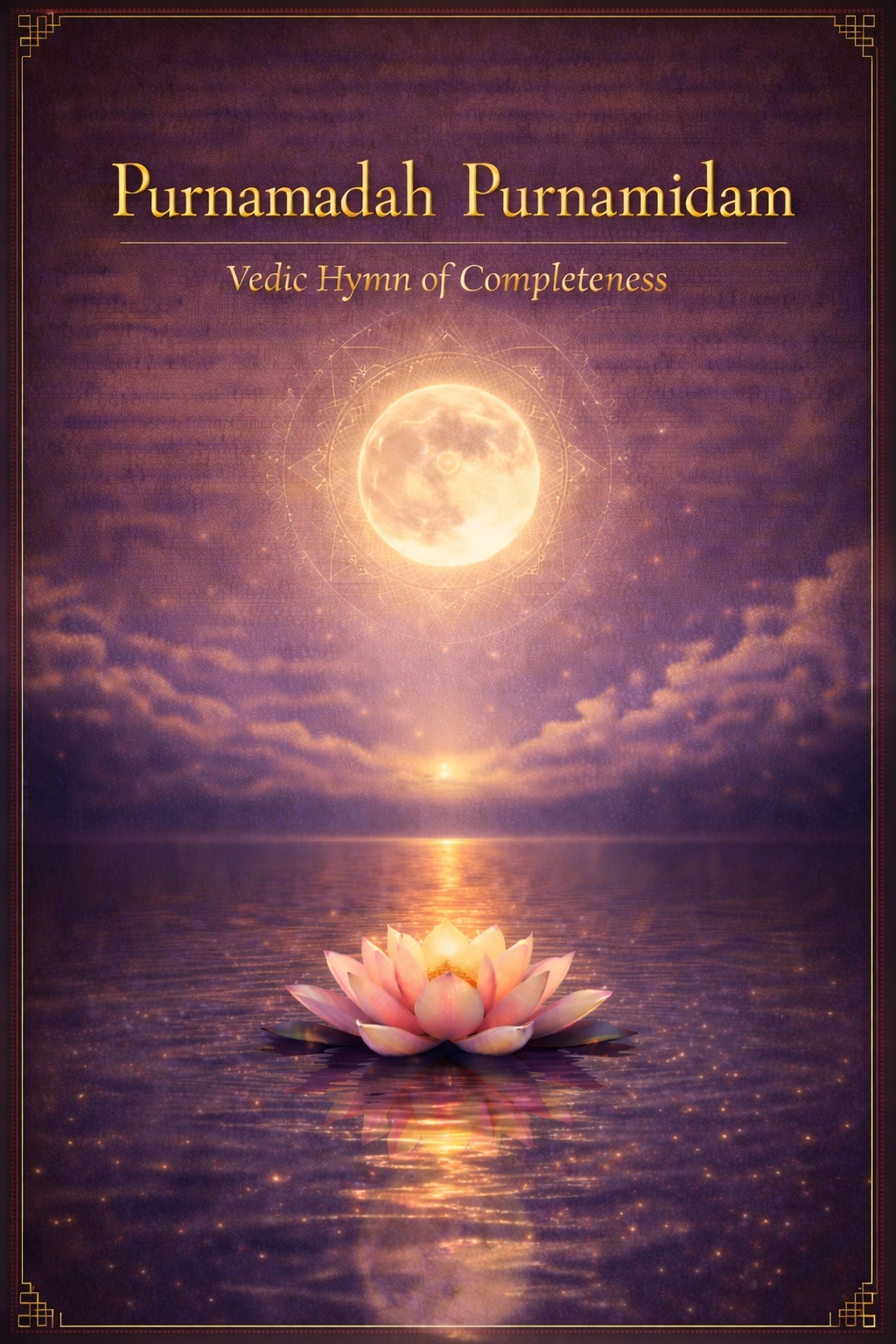 Purnamadah Purnamidam: Vedic Hymn of Completeness