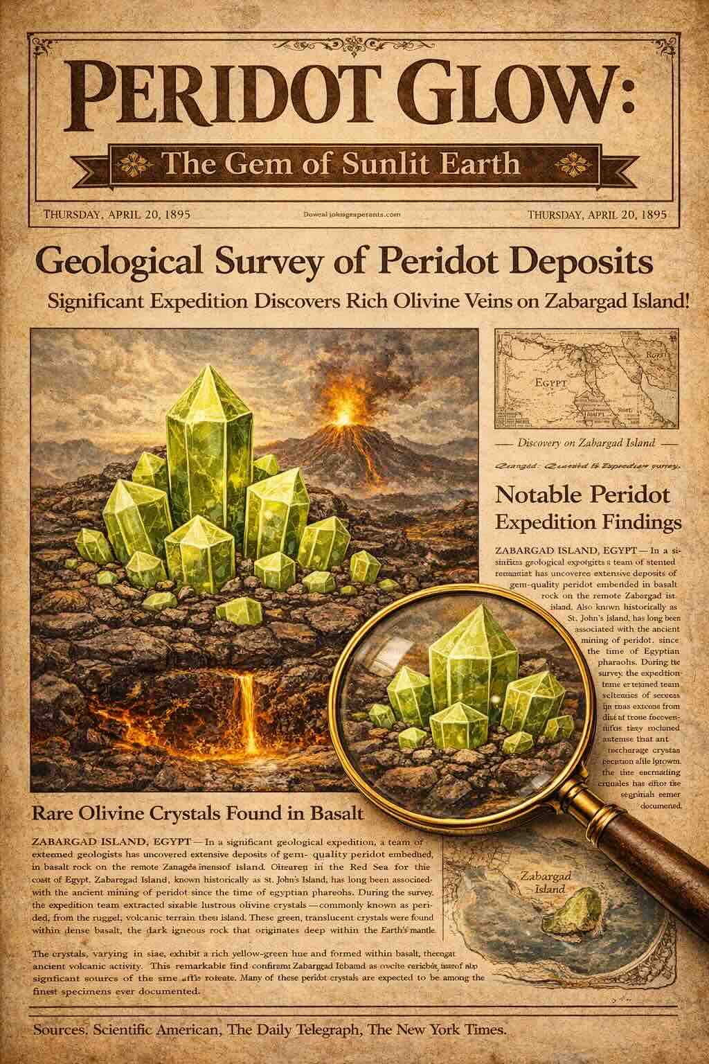 Peridot Glow: The Gem of Sunlit Earth