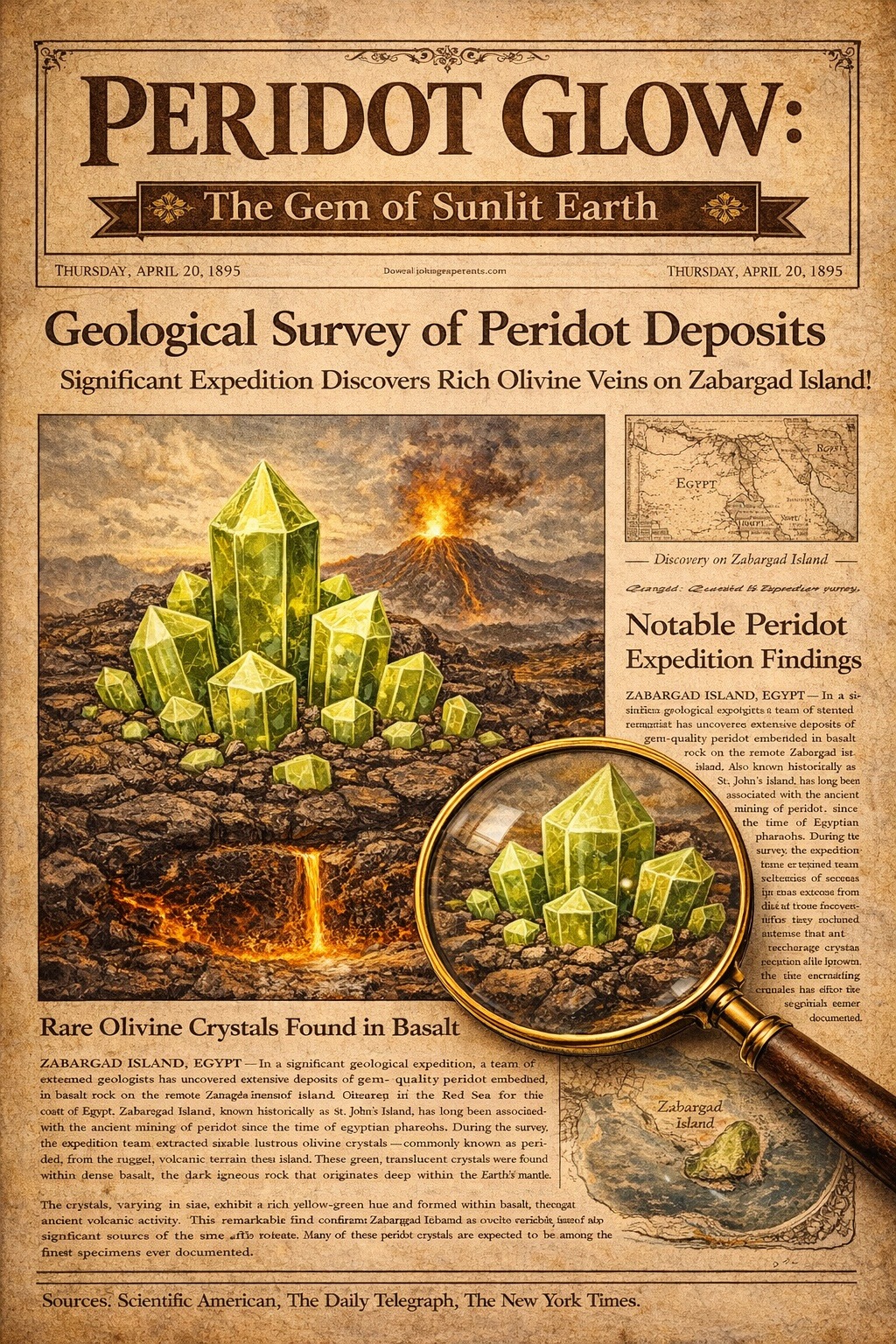 Peridot Glow: The Gem of Sunlit Earth